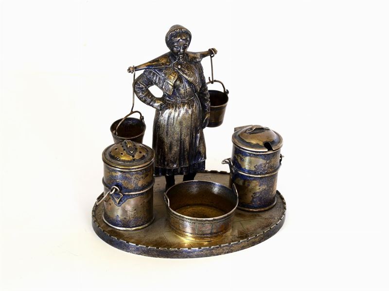 Cruet in Metallo Argentato