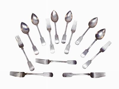 Serie di Posate in Argento
