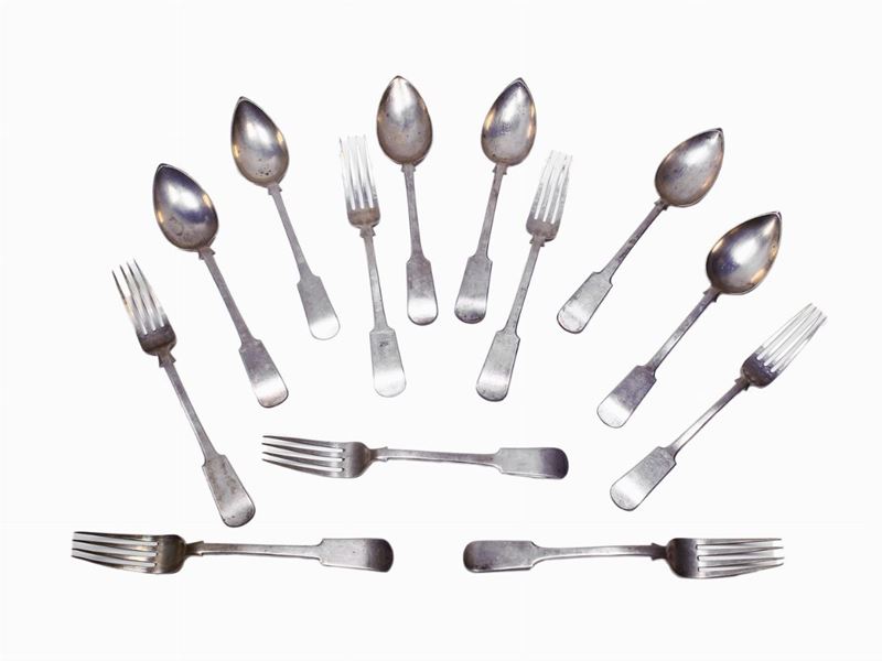 Serie di Posate in Argento