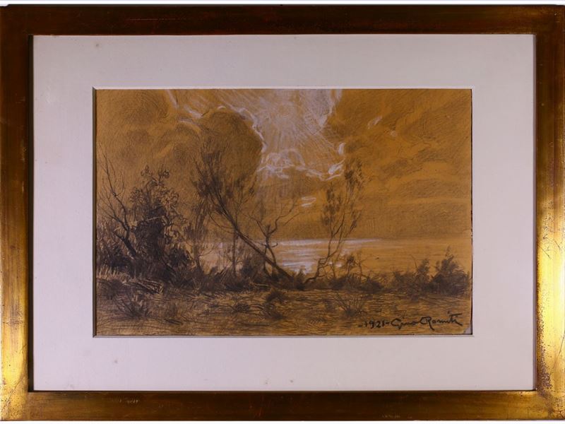 Gino Romiti - Paesaggio Marino 1921