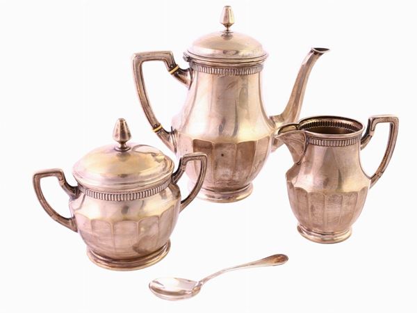 A silver coffe service  (early 20th century)  - Auction Furniture and paintings from florentine apartment - Maison Bibelot - Casa d'Aste Firenze - Milano