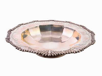 Cestino Centrotavola in Argento