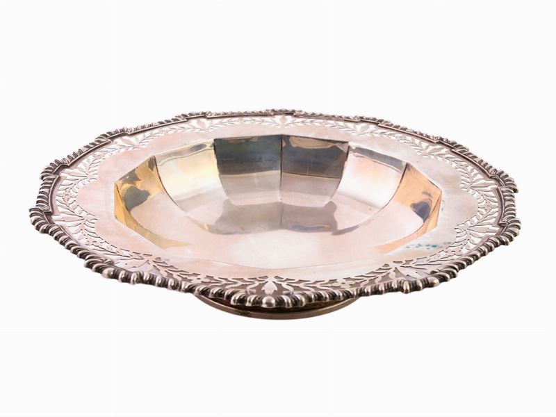 Cestino Centrotavola in Argento