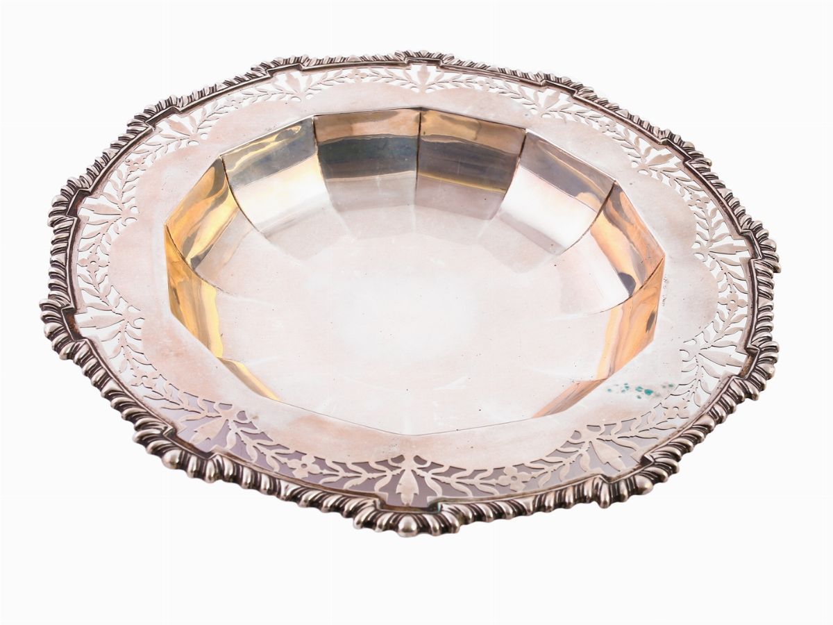 Cestino Centrotavola in Argento