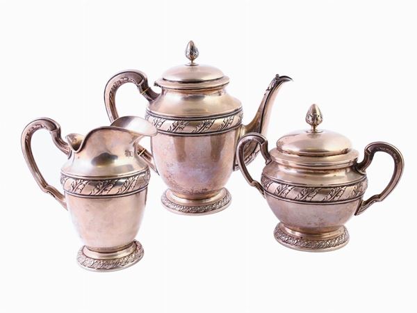 Servito da caffè in argento d'epoca