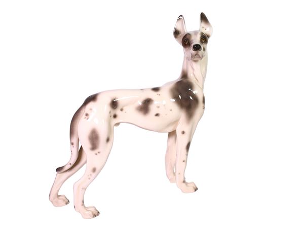 A ceramic dog