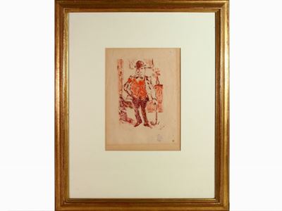 Contadino e Illustrazione per il Libro "la Pulcella Senza Pilcellaggio"