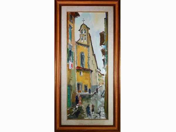 Rodolfo Marma : Borgo Tegolaio 1970  ((1923-1999))  - Auction The florentine house of the soprano Marcella Tassi - Maison Bibelot - Casa d'Aste Firenze - Milano