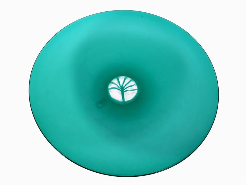 Piatto in Vetro Soffiato Primavera