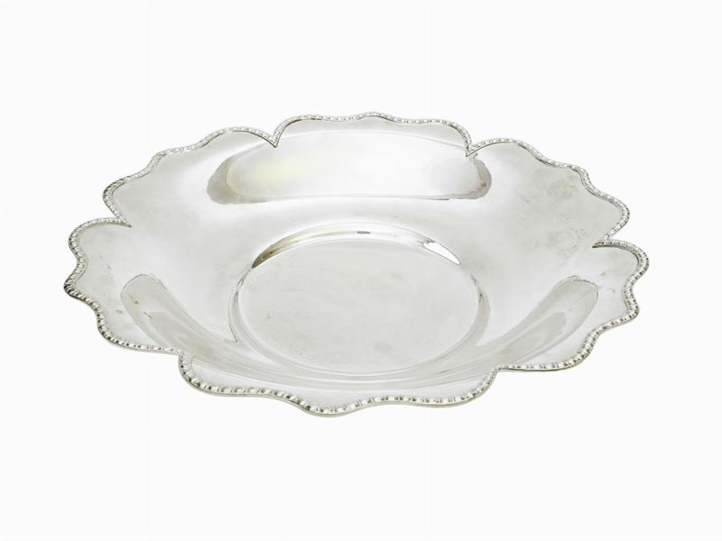 Cestino Rotondo in Argento