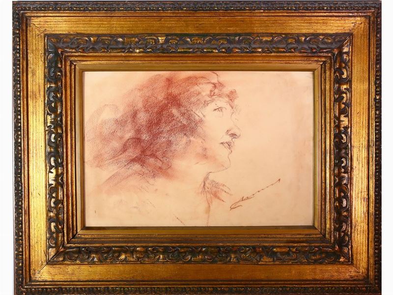 Cipriano Mannucci - Ritratto Femminile