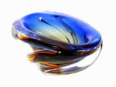 Posacenere in Vetro Trasparente Massiccio