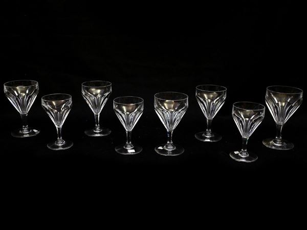 Servito di bicchieri in cristallo Baccarat