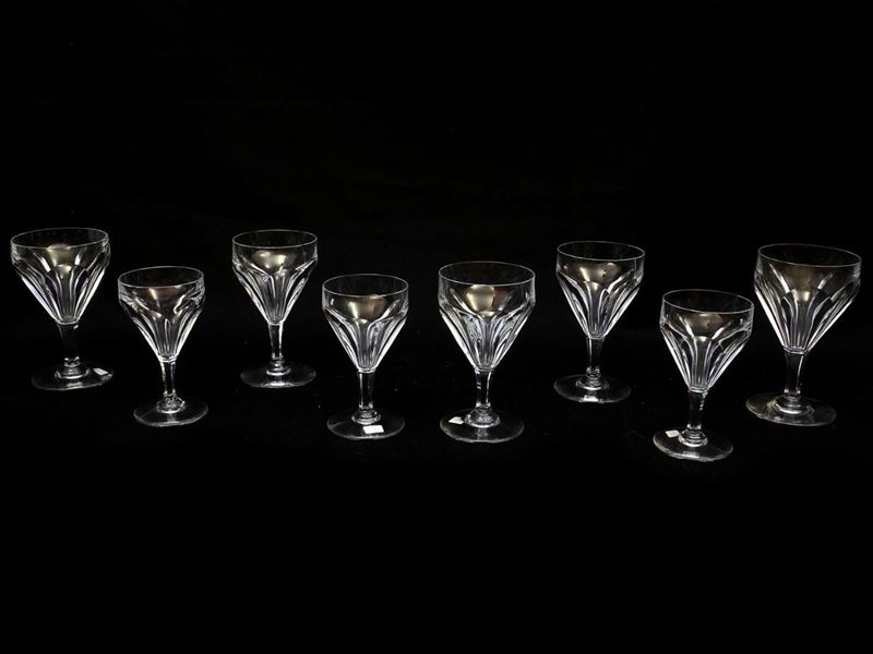 Servito di Bicchieri in Cristallo Baccarat
