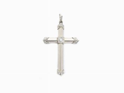 Pendente in Oro Bianco con Diamanti