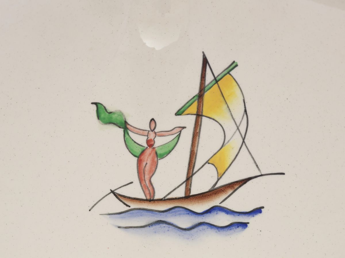 Giò Ponti - Zuppiera in Ceramica Richard Ginori - San Cristoforo, 1930