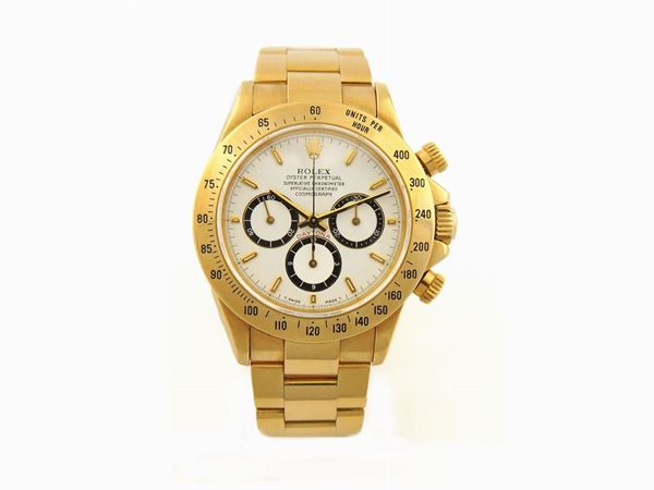 Cronografo da polso per uomo Rolex in oro giallo