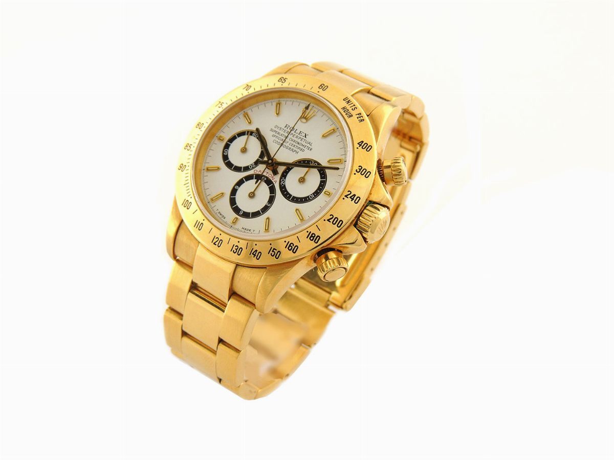 Cronografo da Polso per Uomo Rolex in Oro Giallo