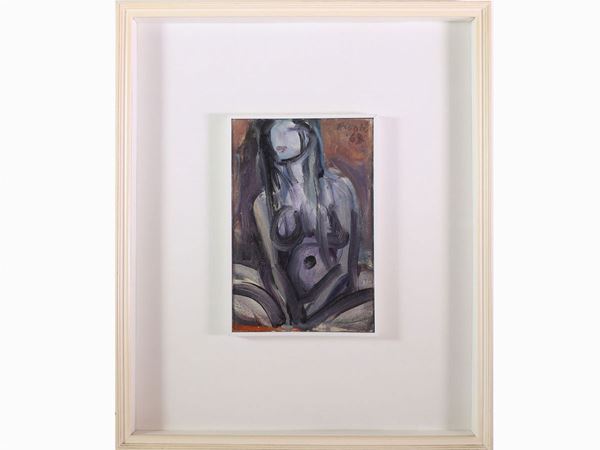 Primo Conti : Nude 1969  ((1900-1988))  - Auction Furniture, Paintings and Curiosities from Private Collections - Maison Bibelot - Casa d'Aste Firenze - Milano