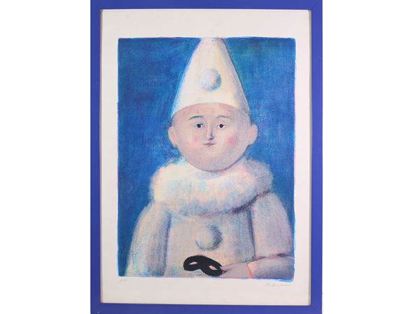 Antonio Bueno : Pierrot  ((1918-1984))  - Auction Modern and Contemporary Art - Maison Bibelot - Casa d'Aste Firenze - Milano