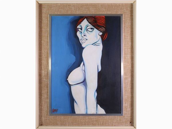 Natale Filannino : Female nude  ((1926-1987))  - Auction Modern and Contemporary Art - Maison Bibelot - Casa d'Aste Firenze - Milano