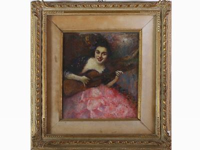 Ritratto di Donna con Chitarra