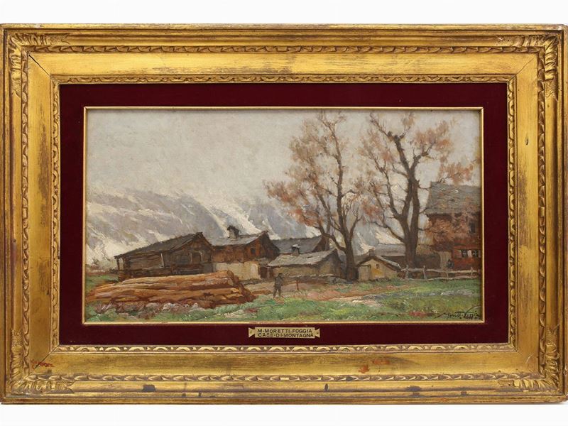 Mario Moretti Foggia - Capanne in Montagna - Macugnaga
