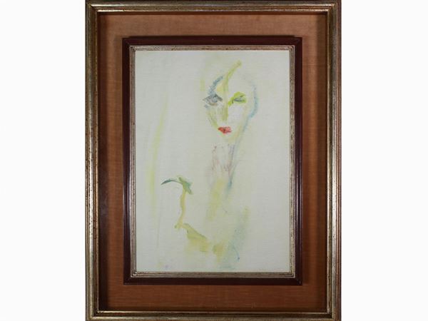 Ernesto Treccani : Portrait of a woman  ((1920-2009))  - Auction Modern and Contemporary Art - Maison Bibelot - Casa d'Aste Firenze - Milano