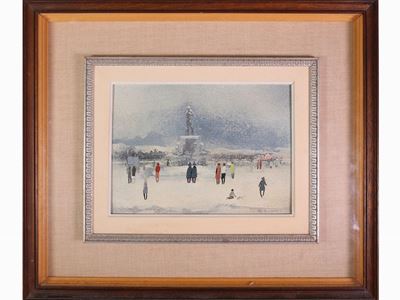 La Neve a Piazzale Michelangelo 1939