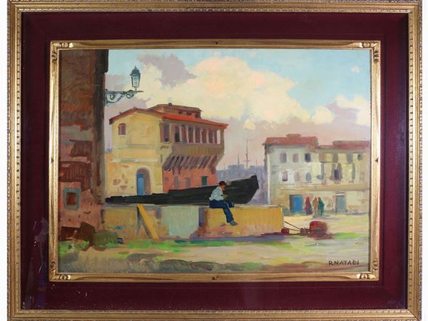 Renato Natali : Livorno scomparsa  ((1883-1979))  - Auction Modern and Contemporary Art - Maison Bibelot - Casa d'Aste Firenze - Milano