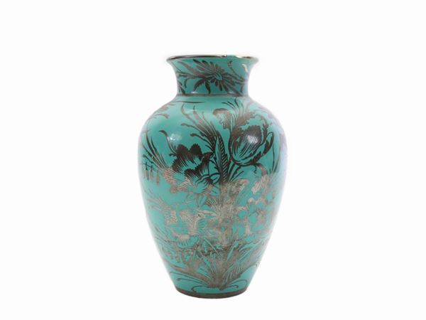 A Richard Ginori glazed terracotta vase
