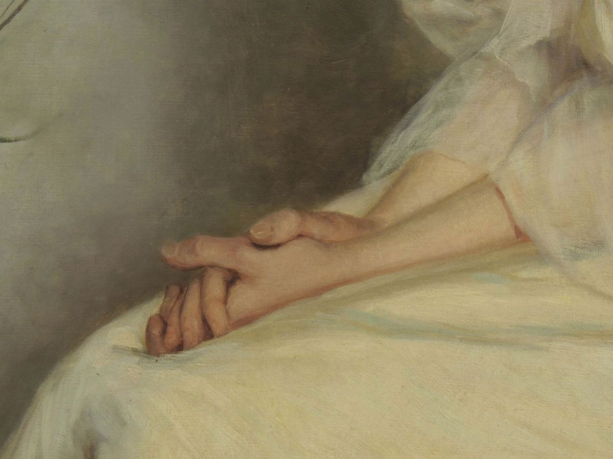 Michele Gordigiani Attribuito (1835-1909) - Ritratto di Ysseb (bessy)
