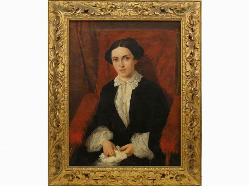 Scuola Lombarda - Ritratto di Gentildonna