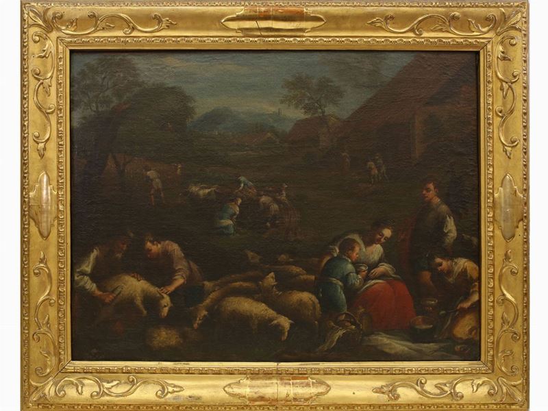 Cerchia dei Bassano, XVII Secolo - Allegoria Dell'estate