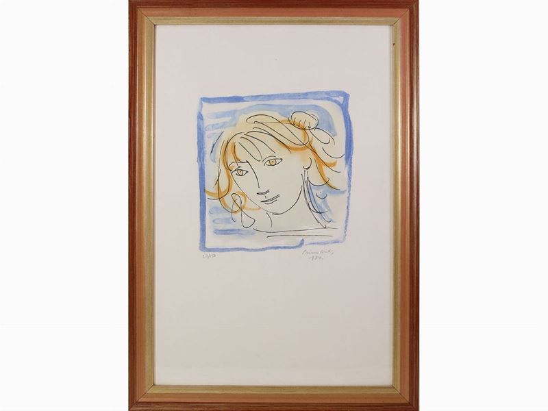 Primo Conti - Ritratto Femminile 1984