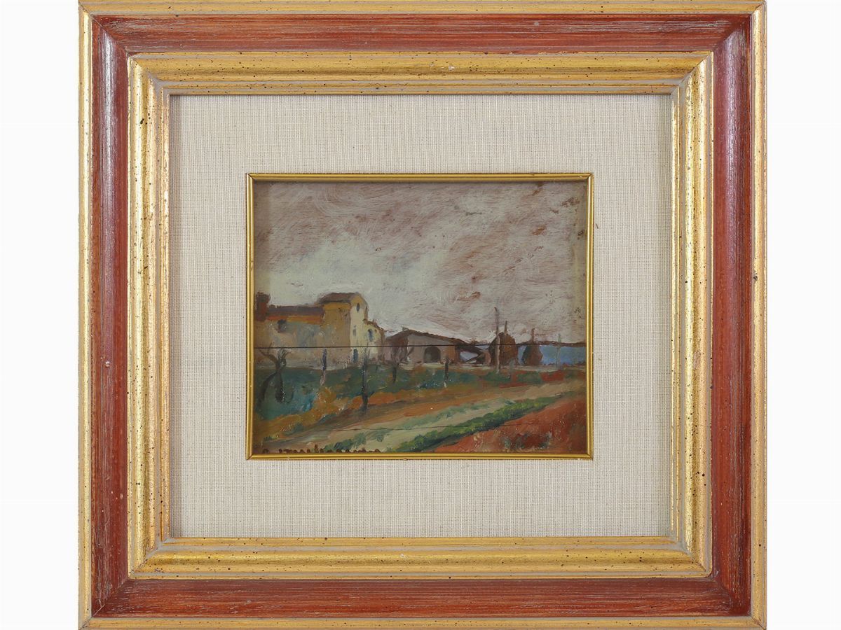Scuola Toscana del XX Secolo - Paesaggi Campestri