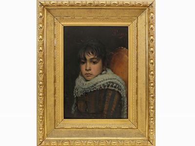 Ritratto di Fanciulla con Scialle e Orecchini 1883