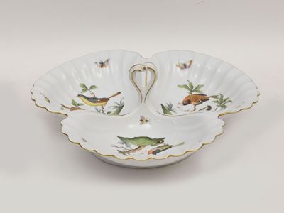 Antipastiera in Porcellana Herend, Modello Rothschild