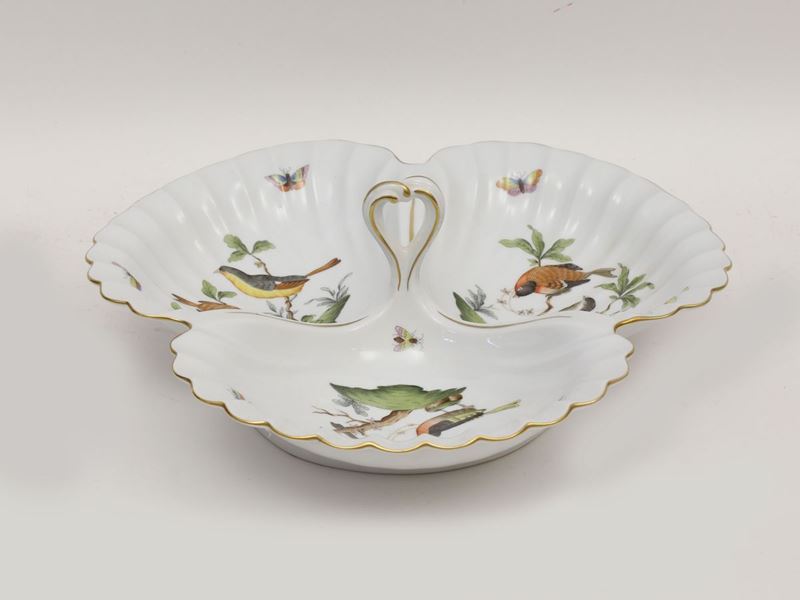 Antipastiera in Porcellana Herend, Modello Rothschild