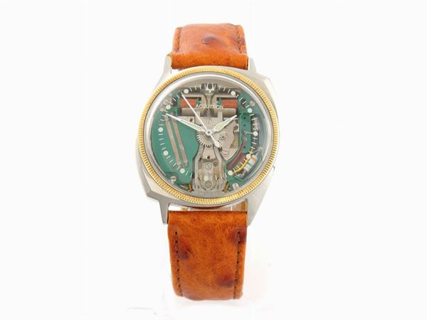 Orologio da polso per uomo Bulova in acciaio e oro giallo