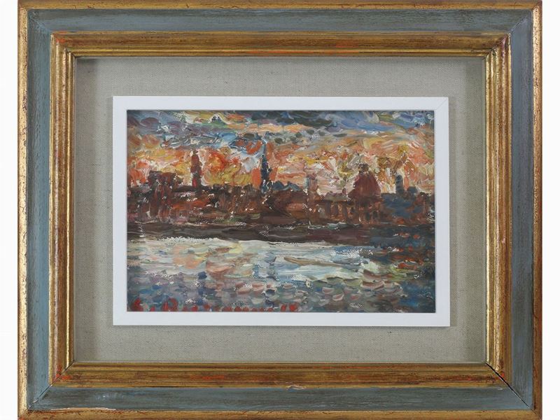 Guido Borgianni - Veduta di Firenze