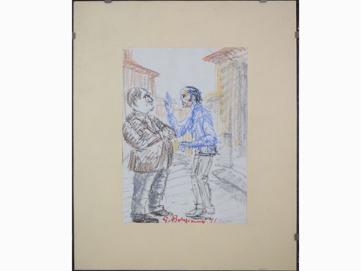 Guido Borgianni - Studi di Figure e San Frediano