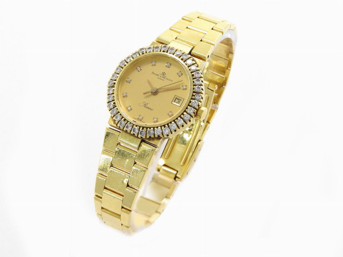 Orologio da Polso per Donna Baume & Mercier in Oro Giallo