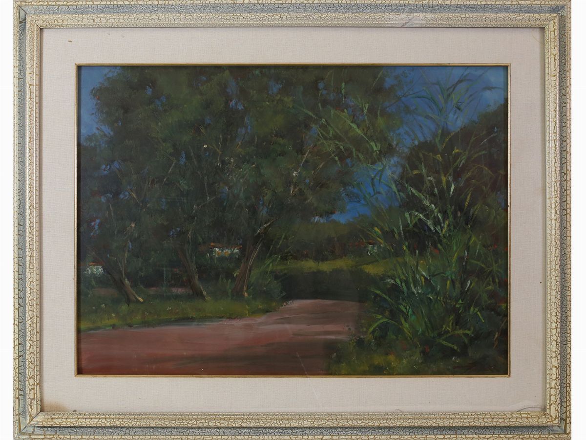 Lorenzo Palazzi - Paesaggio Notturno e L'uscita dei Chierici