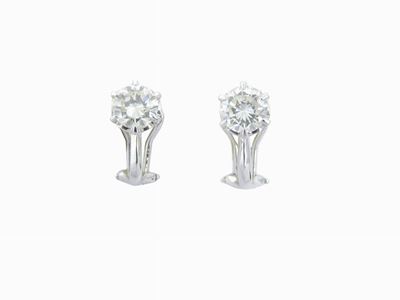 Orecchini in Oro Bianco con Diamanti