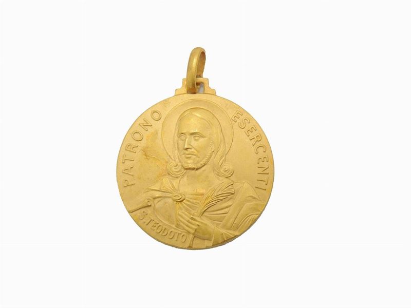Medaglia Commemorativa in Oro Giallo