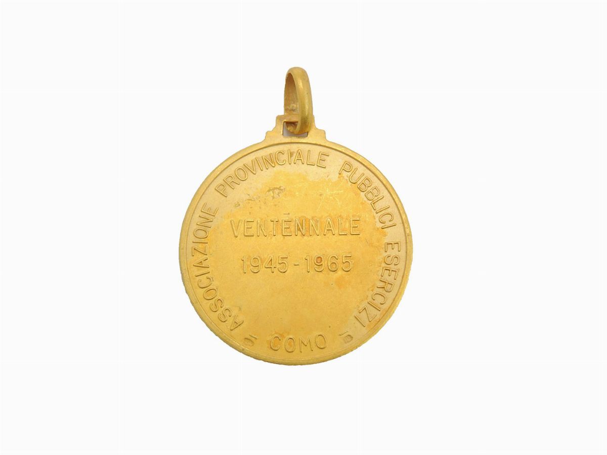 Medaglia Commemorativa in Oro Giallo