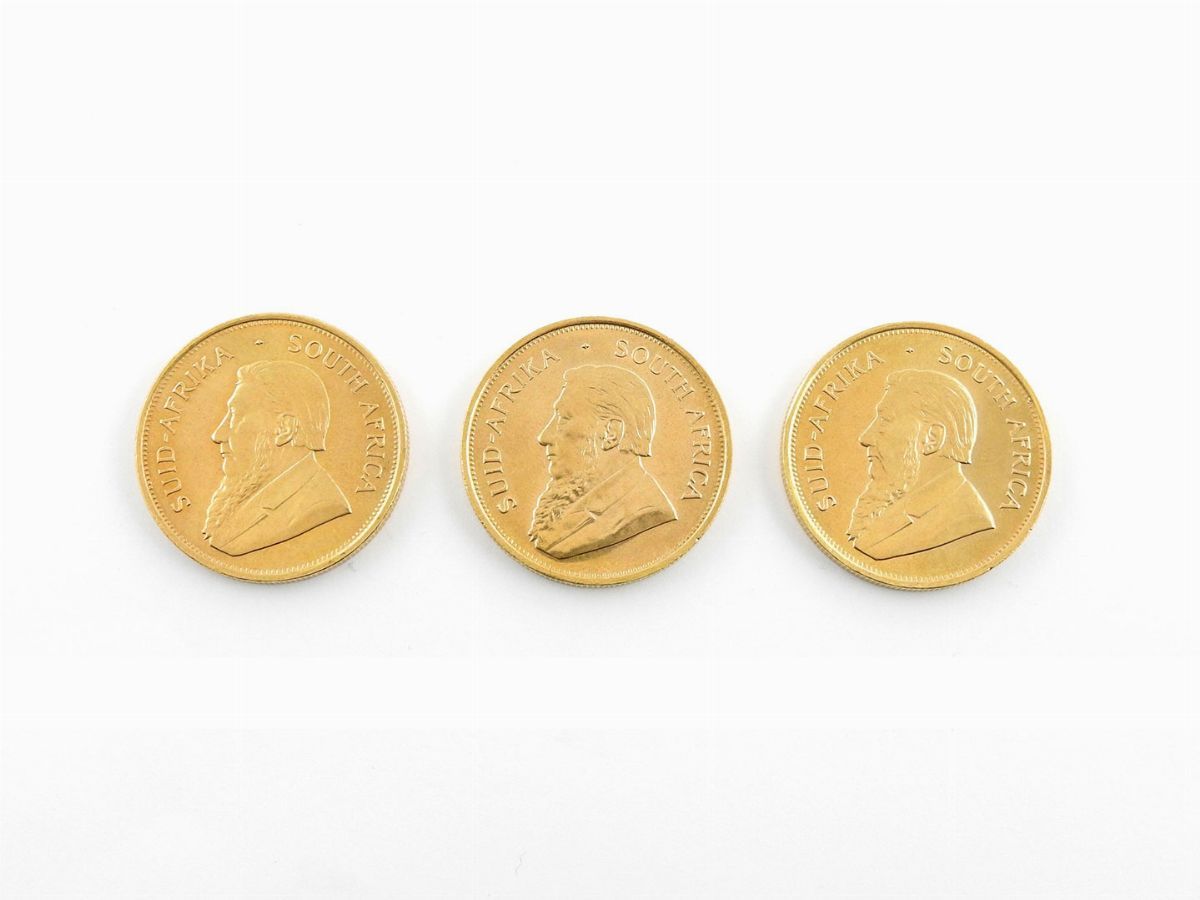 Tre Monete da un Krugerrand
