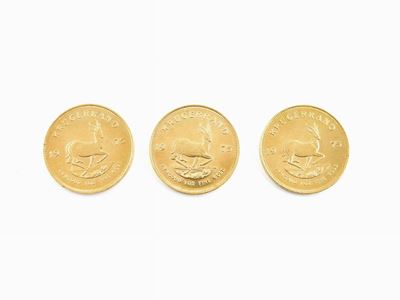 Tre Monete da un Krugerrand