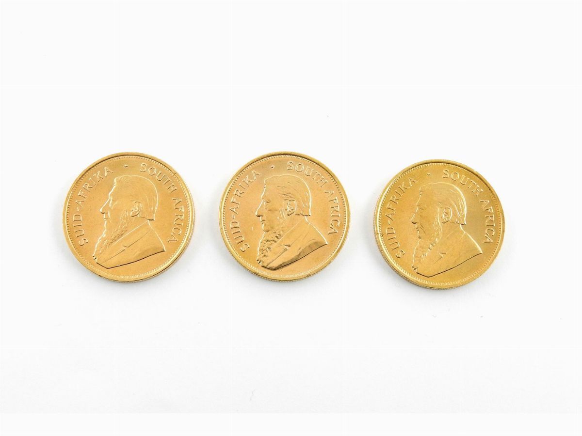 Tre Monete da un Krugerrand